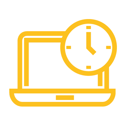 clock and computer